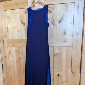 Zum Zum Blue early 2000s formal dress (prom, homecoming), long  Wsize 3/4